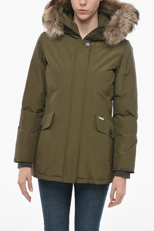 Woolrich Down Jacket GLEELEY with Removable Fur