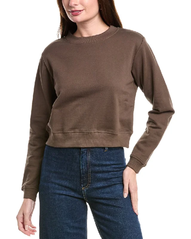 POINT Crop Crewneck Sweatshirt