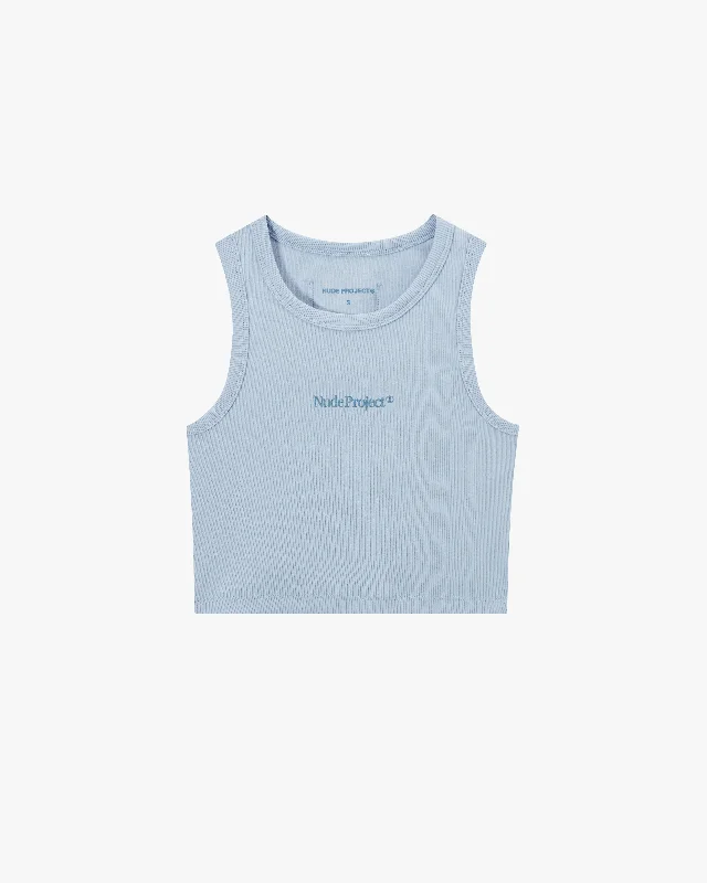 TONE2TONE TANK TOP BLUE