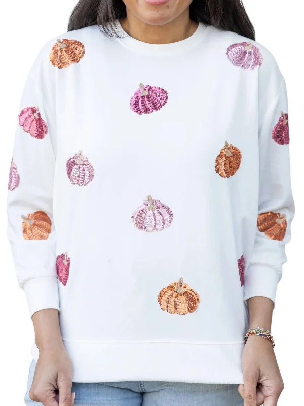 Sarah Sweatshirt In Pumpkins