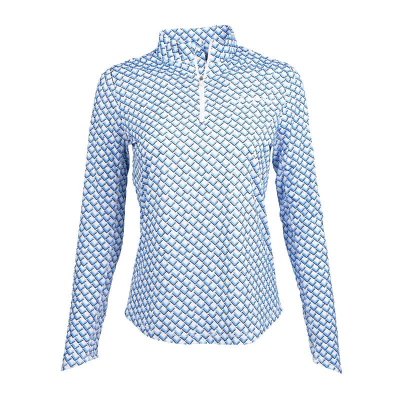 Callaway Boeing Women’s Chevron Geo Print Quarter-Zip