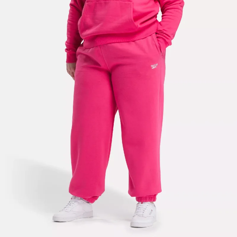 Reebok Identity Small Logo Fleece Joggers (Plus Size)