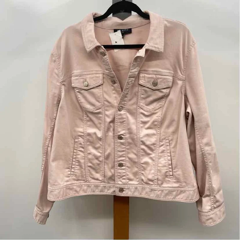 Talbots Women's Size 2X Blush Solid Jacket