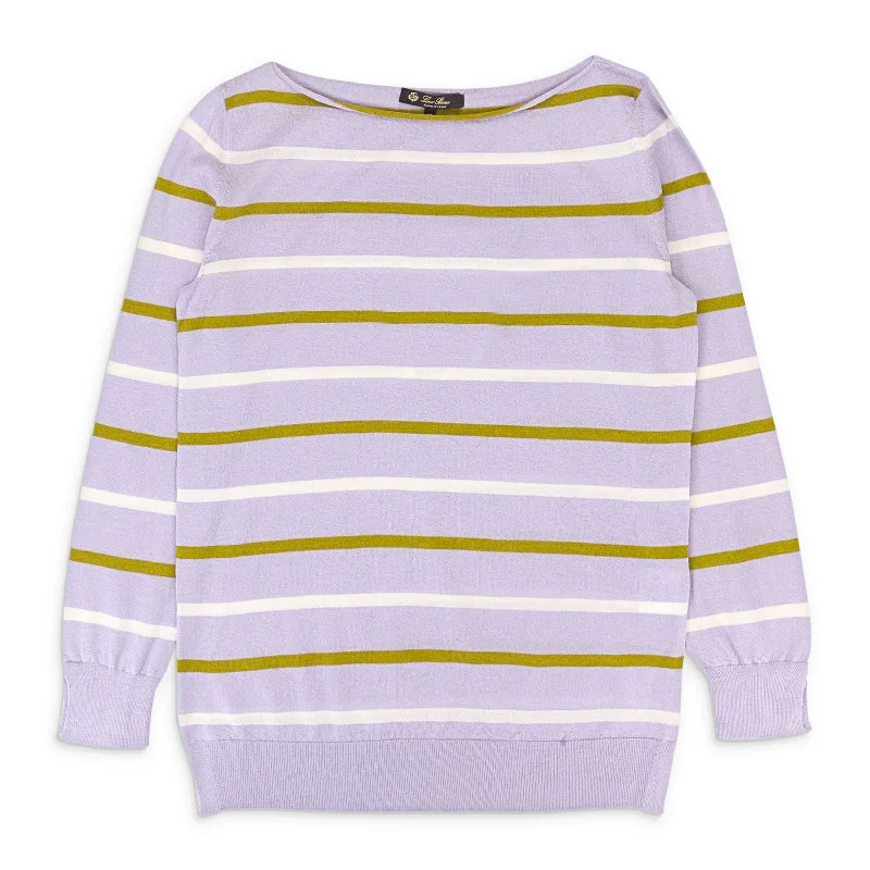 CASHMERE STRIPED MULTICOLOR SWEATER