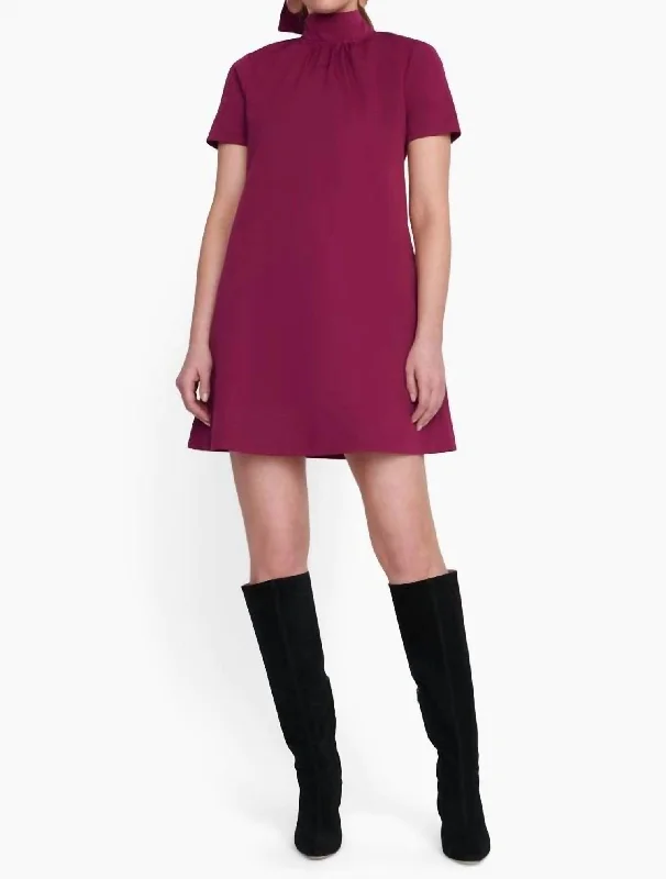 Amini Ilana Dress In Syrah