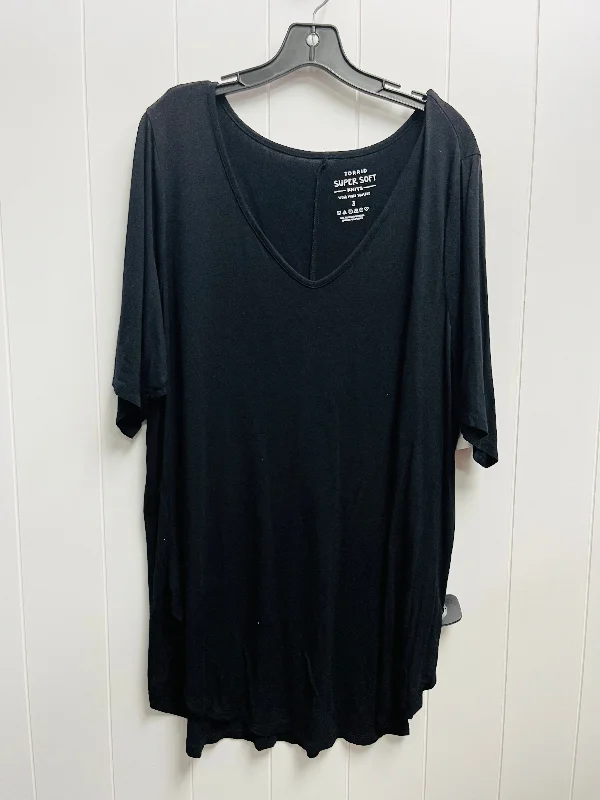 Black Top Short Sleeve Torrid, Size 3