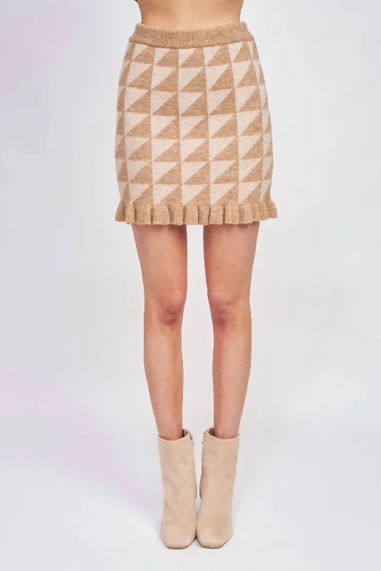 Blaise Skirt In Taupe