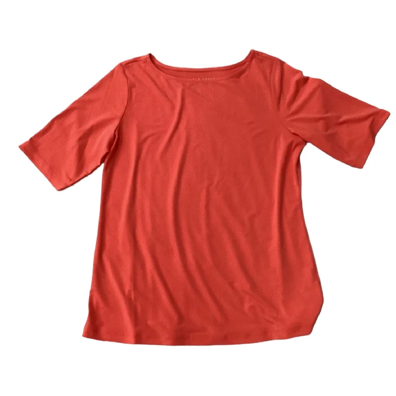 Coral Top Short Sleeve Susan Graver, Size Xs