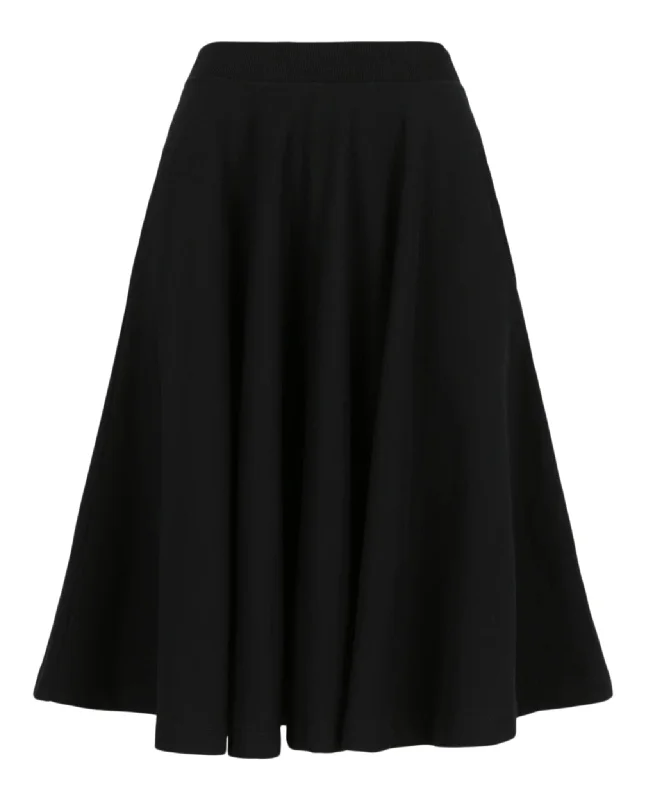 High-Waisted A-Line Skirt