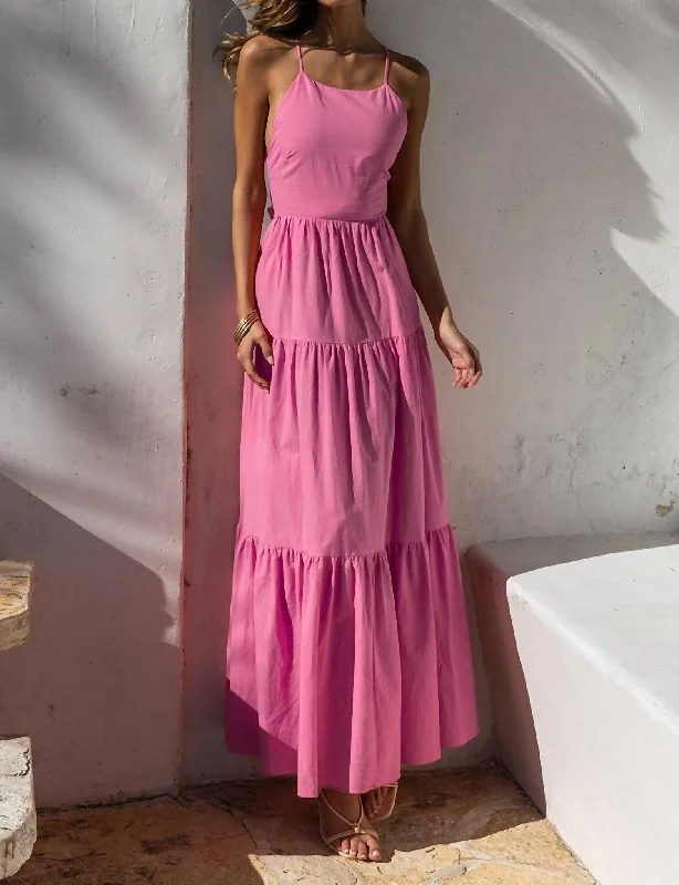 Remy Maxi Dress in Bubblegum