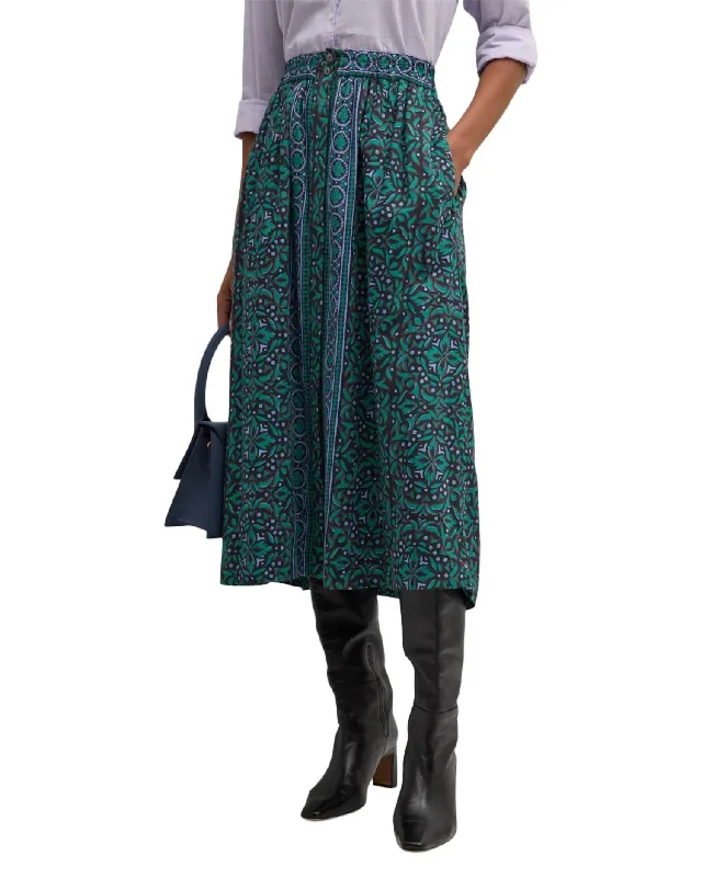 Tannis Skirt In Green Smoke