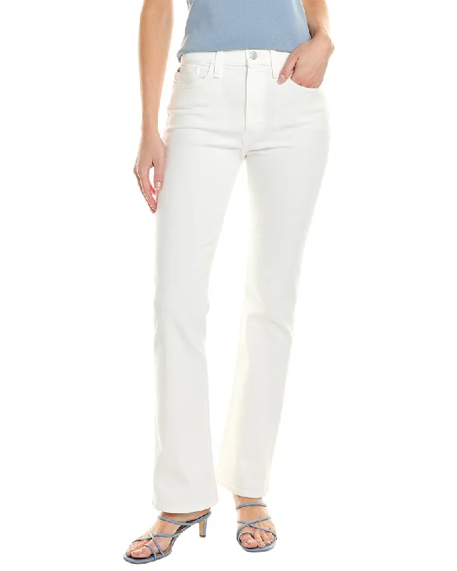 HUDSON Jeans Blair White High-Rise Bootcut Jean