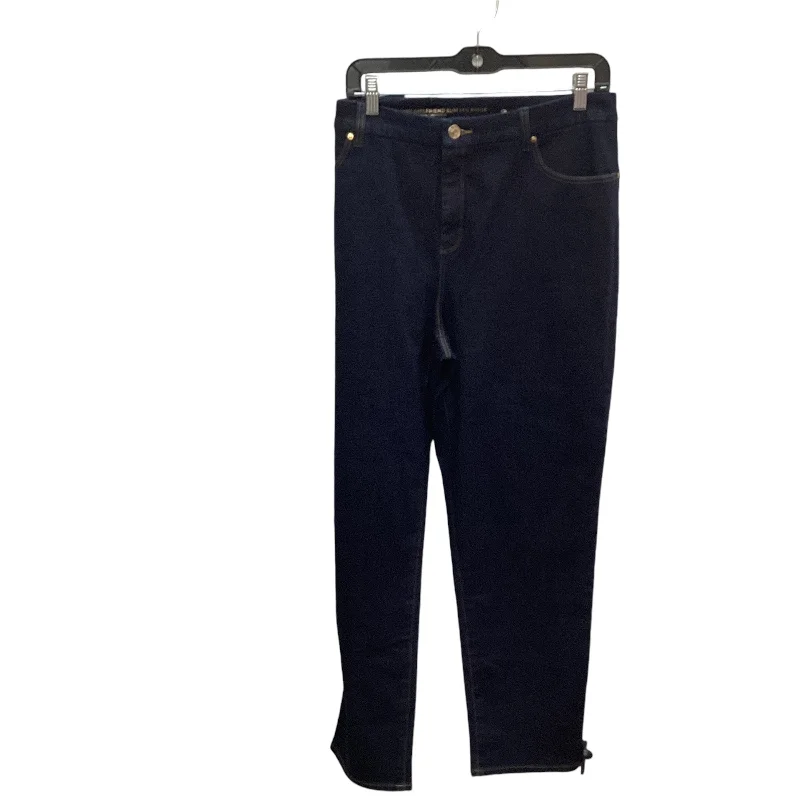 Jeans Skinny By Chicos In Blue Denim, Size: 3