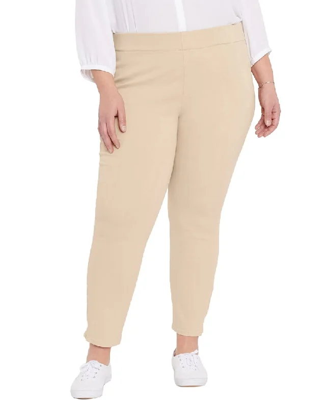 NYDJ Plus Pull on Marisol Warm Sand Relaxed Jean