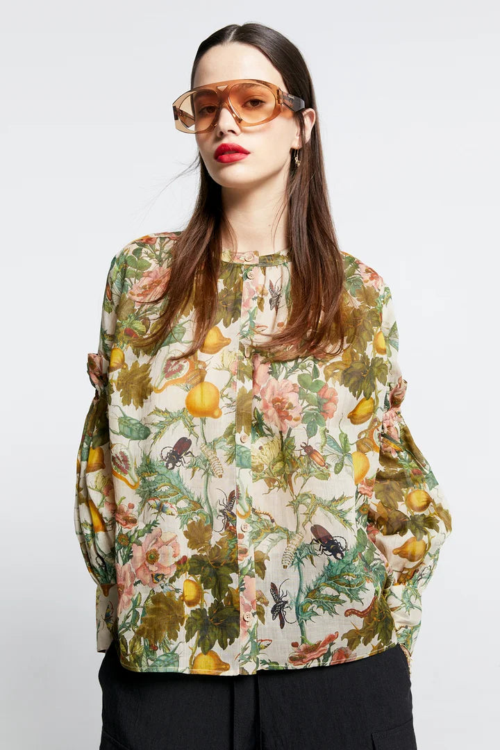 Karen Walker Realm Shirt - Macadamia