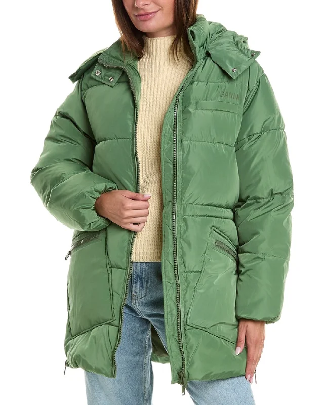 GANNI Oversized Puffer Coat