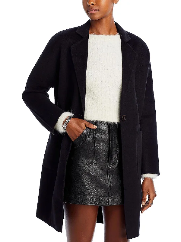 Womens Wool Blend Outerwear Wool Coat