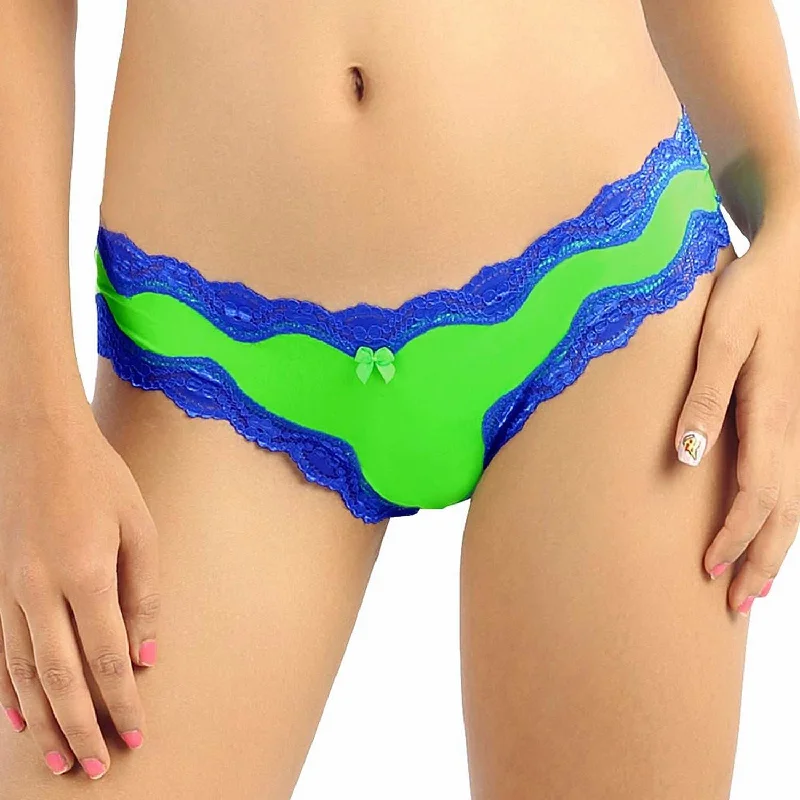 Bikini Lace Thong Panty - Green