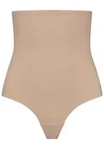 BYE BRA - SCULPTING HIGH WAIST THONG - NUDE