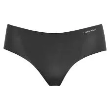 CALVIN KLEIN - INVISIBLE THONG - BLACK- NAKED