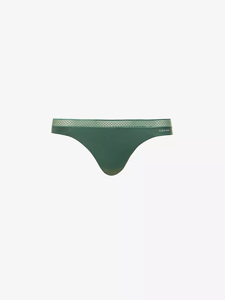 CALVIN KLEIN - SEDUCTIVE COMFORT THONG - GREEN