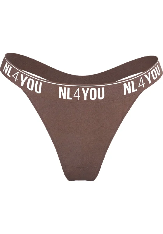 "Cappuccino" - Organic Cotton Thong/Briefs