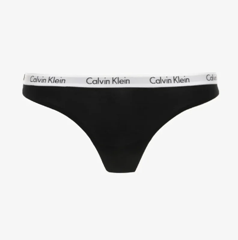 CALVIN KLEIN - CAROSEL THONG - BLACK