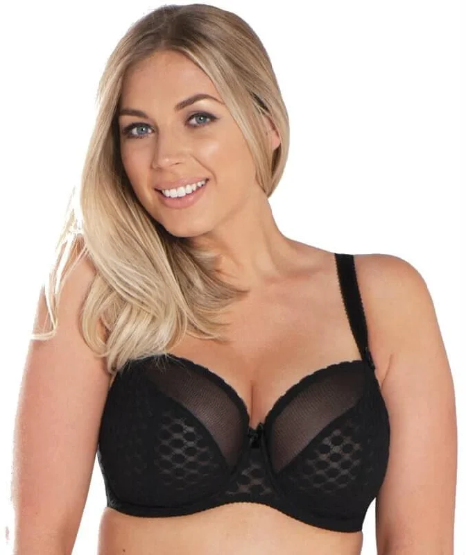 Curvy Kate Dottie Balcony Bra - Black