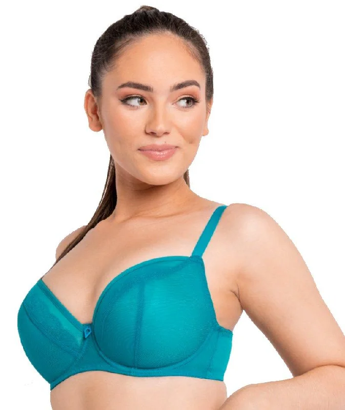 Curvy Kate Eye Spy Balcony Bra - Turquoise