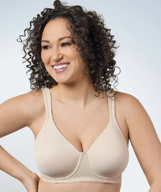 Leading Lady Molded Padded Seamless Wire-free Bra - Nude