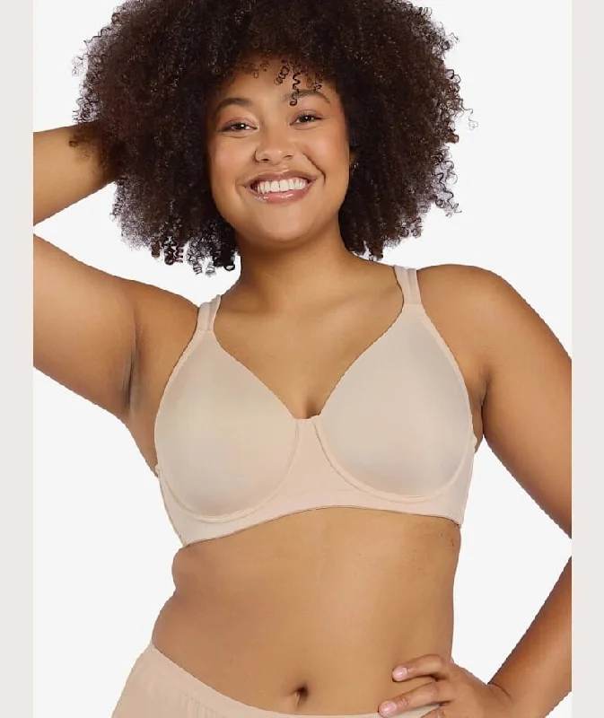 Leading Lady Molded Padded Seamless Wire-free Bra - Sand