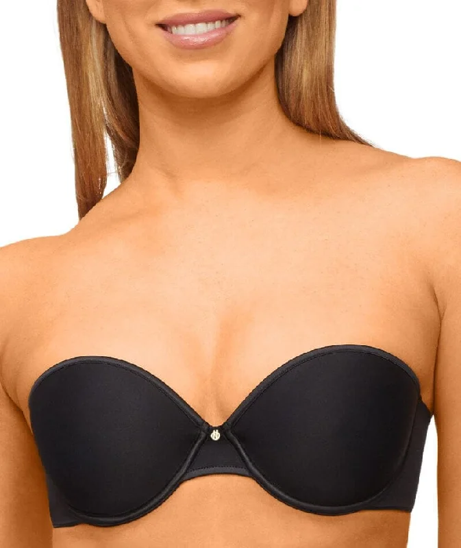 Nancy Ganz Body Light Spacer Strapless Bra - Black