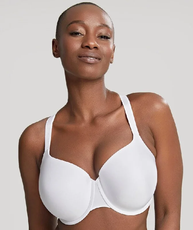 Panache Porcelain Elan Moulded Underwired T-Shirt Bra - White