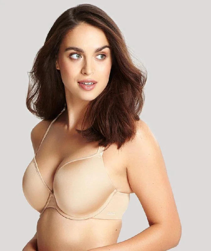 Panache Porcelain Elan Plunge Moulded Underwired T-Shirt Bra - Nude