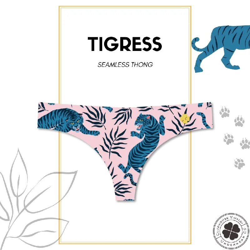 Tigress - No Show Printed Thong