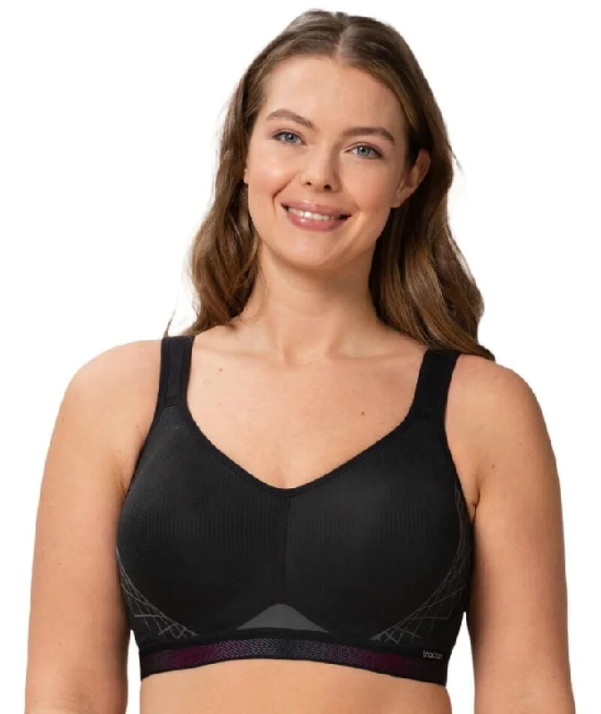 Triumph Triaction Cardio Flow Wire-free Sports Bra - Black