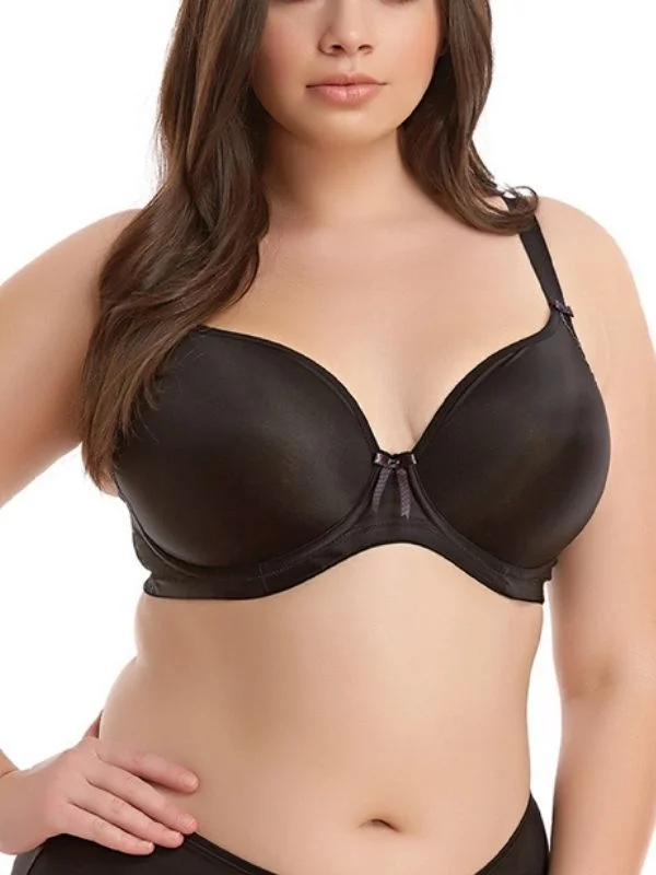 Bijou Banded Moulded Plunge T-Shirt Bra - Black