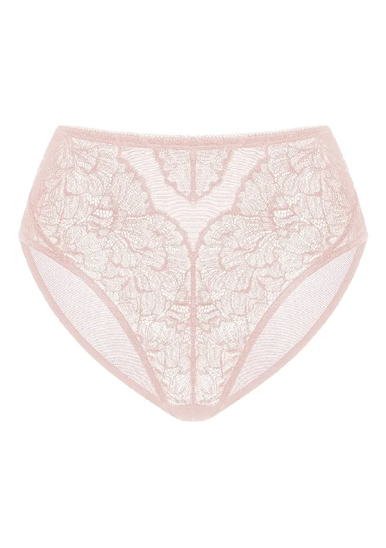 Blossom High-Rise Dark Pink Lace Brief Underwear