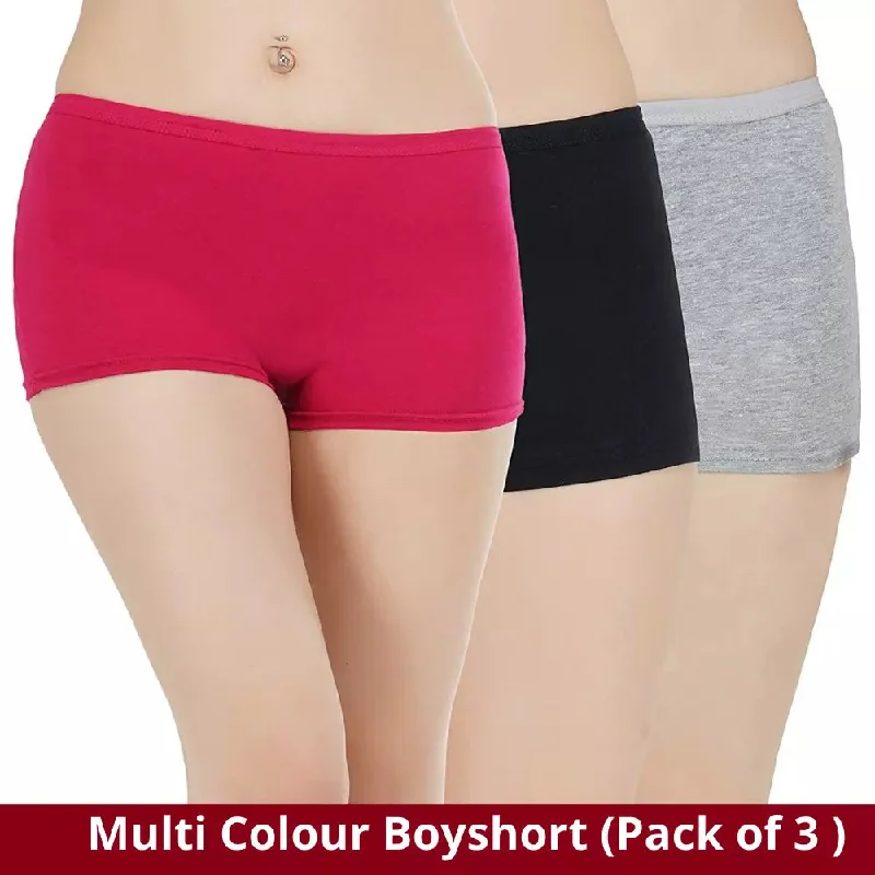 Cycling Shorts for Women Cotton Shorty(Pack of 3 )