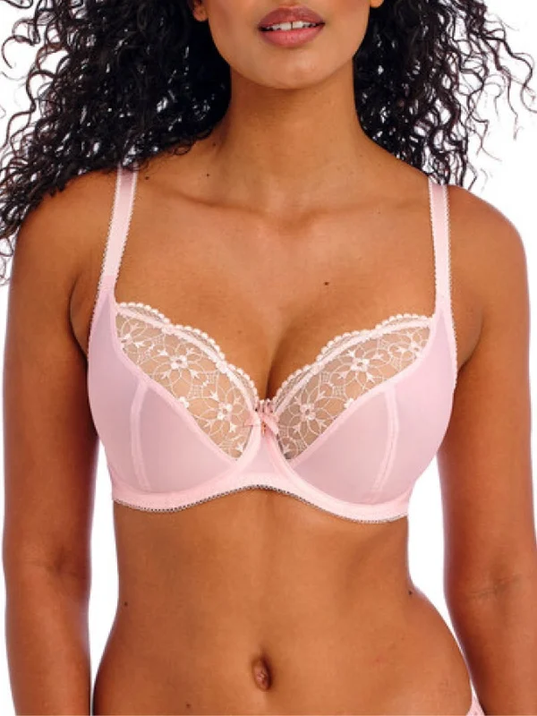 Hallie Plunge Bra - Pink Champagne