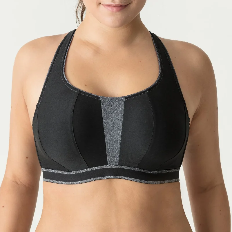 Prima Donna Sport The Sweater Underwired Sports Bra in Black