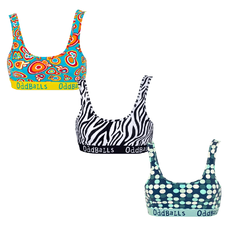 Sunny Styles Bundle - Ladies Bralette 3 Pack Bundle