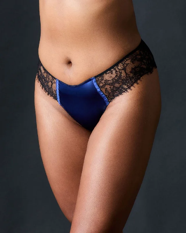 Dusk Leavers Lace Brazilian Brief