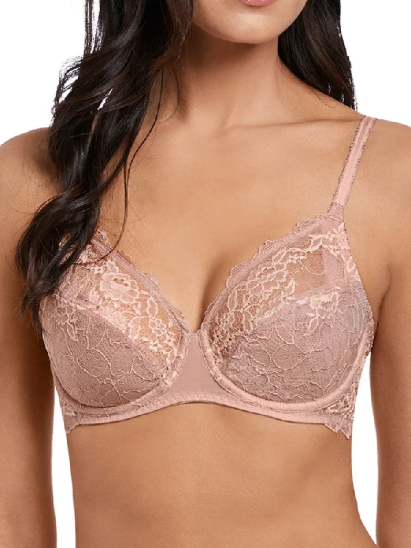 Lace Perfection Average Wire Bra - Rose Mist